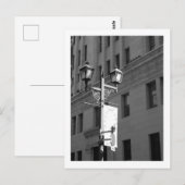 Tokyo Straatlantaarns: Ginza Briefkaart (Voorkant / Achterkant)