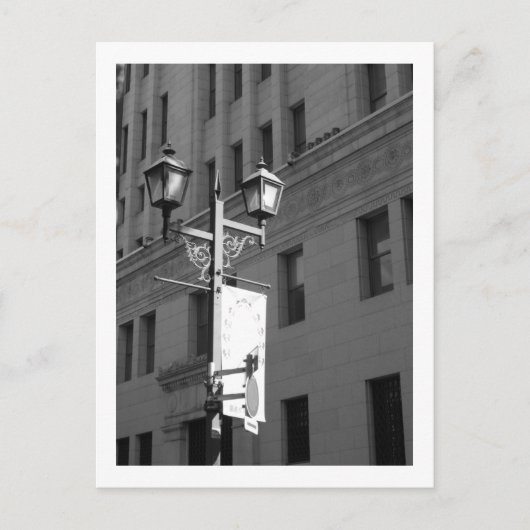 Tokyo Straatlantaarns: Ginza Briefkaart (Voorkant)