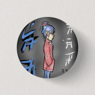 Tokyo Street Pin Ronde Button 3,2 Cm