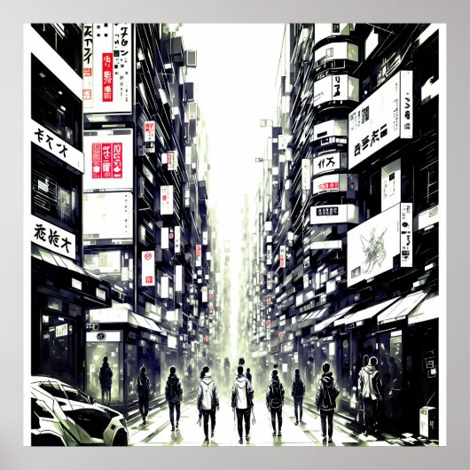 Tokyo Street poster (Voorkant)