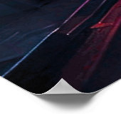 Tokyo Street 's nachts LoFi Art Poster (Hoek)