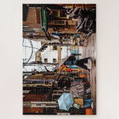 Tokyo Street Scene Japan Umbrellas uitdagende Fun Legpuzzel (Verticaal)