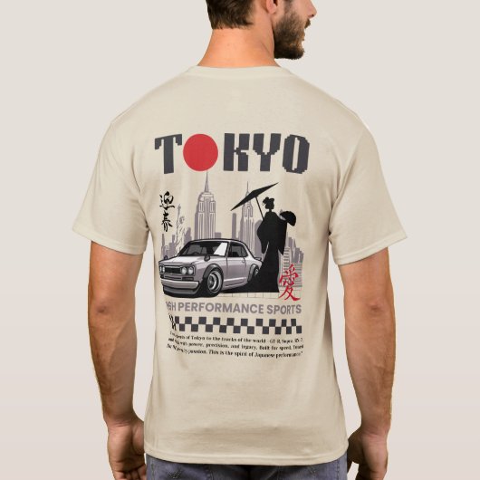 Tokyo Street Style T-Shirt (Achterkant)