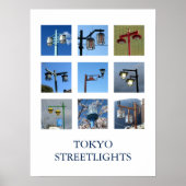 Tokyo Streetlights Poster (Voorkant)