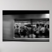 Tokyo Subway - Zwart-wit fotografie Poster (Voorkant)