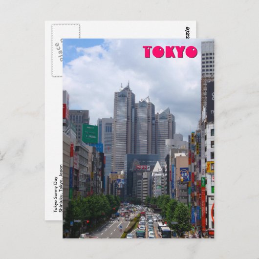 Tokyo Sunny Day Briefkaart (Voorkant / Achterkant)