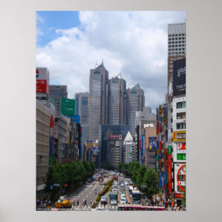 Tokyo Sunny Day (Groot) Poster