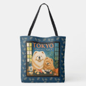 TOKYO SUSHI DATE NIGHT  Art Muse  -Chow Tote Bag (Achterkant)