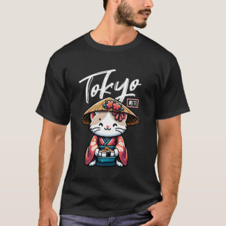 Tokyo Sushi Japanese Stuff Harajuku Kitten Kawaii  T-shirt
