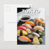 Tokyo Sushi Japanse keuken Briefkaart (Voorkant / Achterkant)