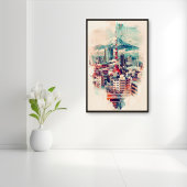 Tokyo Symphony: Tokyo Tower, Skytree en Mont Fuji Poster