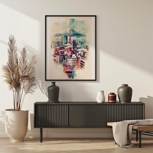 Tokyo Symphony: Tokyo Tower, Skytree en Mont Fuji Poster