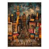 Tokyo: The Heart of Japan - Whimsical Art Perfect Poster (Voorkant)