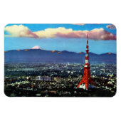 Tokyo Tower & Mt. Fuji (1960) Magneet (Horizontaal)