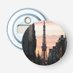 Tokyo Tower Zonsopgang 東京タワー日の出 Button Flesopener