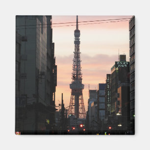Tokyo Tower Zonsopgang 東京タワー日の出 Magneet