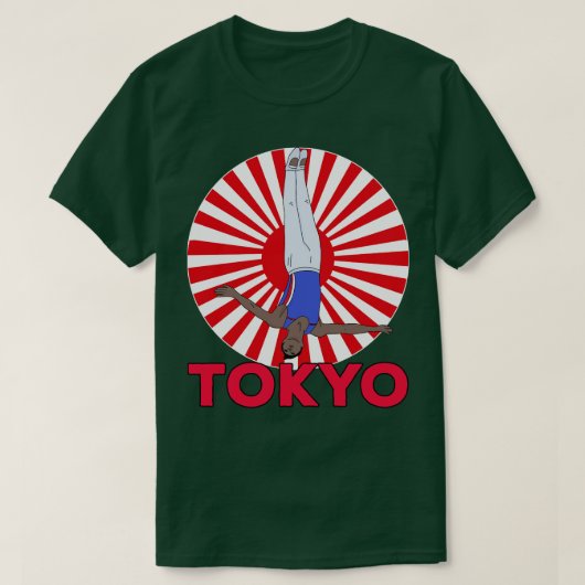 Tokyo Trampoline Gymnastics T-shirt (Design voorkant)