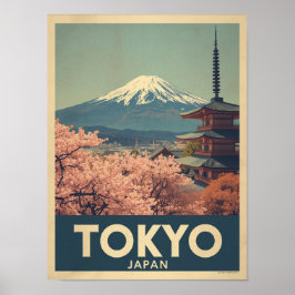 Tokyo Travel Poster