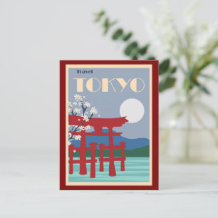 Tokyo Travel Poster Briefkaart