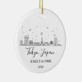 Tokyo Trip Ornament Engagement Honeymoon 2026 (Rechts)