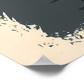 Tokyo Twilight - Minimalistische Skyline Reflectie Poster (Hoek)