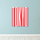 TOKYO Typografie Cool design Minimalistische stads Canvas Afdruk (Insitu (Houten vloer))
