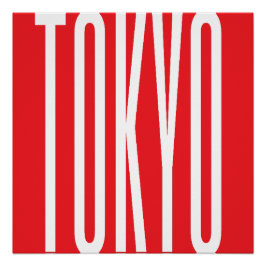Tokyo Typography Cool design Minimalistische stads Perfect Poster