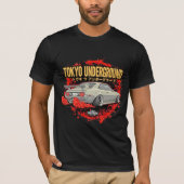 Tokyo Underground JDM Drift Auto T-Shirt (Voorkant)