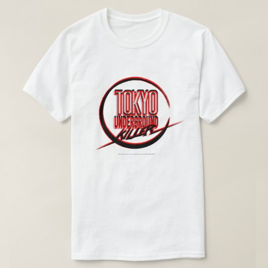 Tokyo Underground Killer：Logo T-shirt White (Design voorkant)
