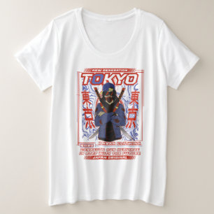 TOKYO URBAN-KLEDING GROTE MAAT T-SHIRT