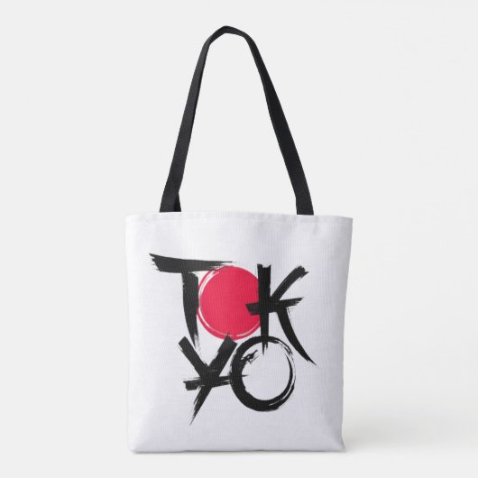 Tokyo Vibes Tote Bag (Achterkant)