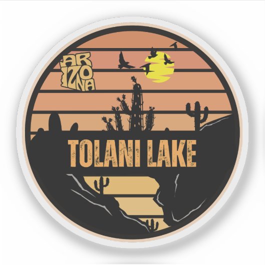 Tolani Lake, Arizona Sticker (Voorkant)