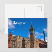 Tolbooth Steeple, Glasgow Cross, Glasgow Ansichtka Briefkaart (Voorkant / Achterkant)