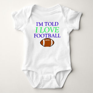 Told I Love Football Romper