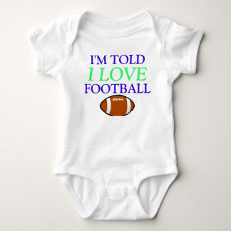Told I Love Football Romper