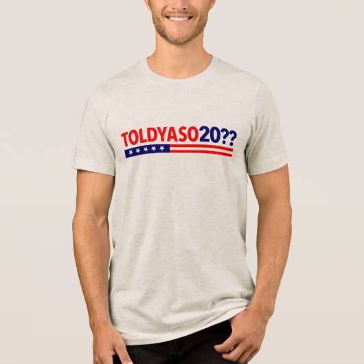TOLDYASO 20?? Tri-Blend SHIRT (Voorkant)