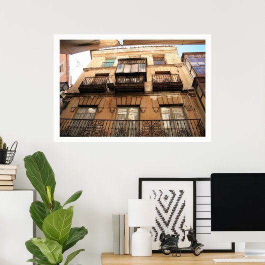 Toledano Architecture Detail Poster (Thuiskantoor)