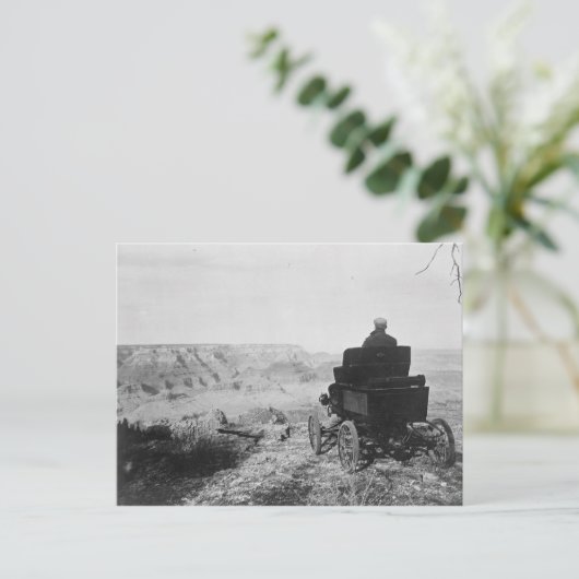 Toledo-auto op het Briefkaart van Grand Canyon (Staand voorkant)