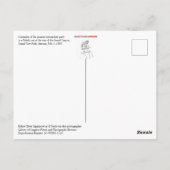 Toledo-auto op het Briefkaart van Grand Canyon (Achterkant)