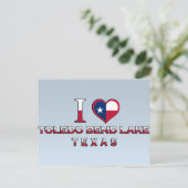 Toledo Bend Lake, Texas Briefkaart (Staand voorkant)