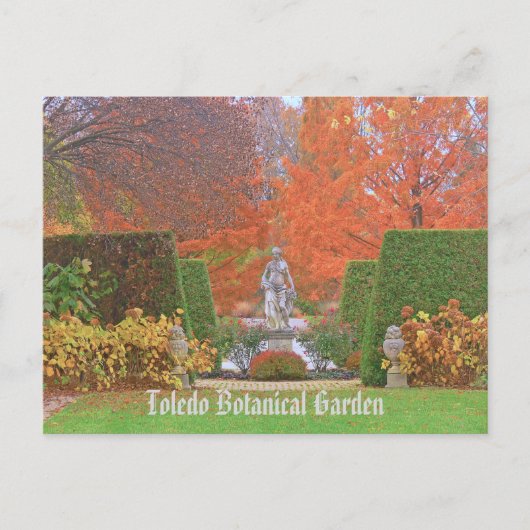 TOLEDO BOTANISCHE TUIN IN HET NAJAAR BRIEFKAART (Voorkant)