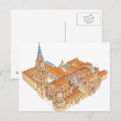 Toledo Cathedraal. Spanje Briefkaart (Voorkant / Achterkant)