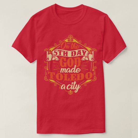 Toledo City Spanje T-shirt (Design voorkant)