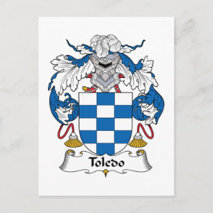 Toledo Family Crest Briefkaart