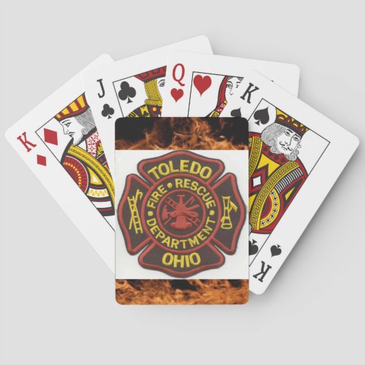 Toledo Fire Department-speelkaarten Speelkaarten (Achterkant)