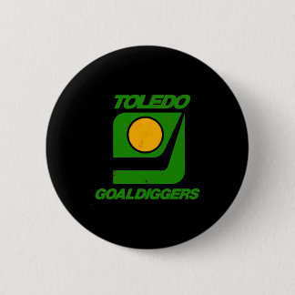Toledo Goaldiggers 70s80s Hockey Team  Ronde Button 5,7 Cm