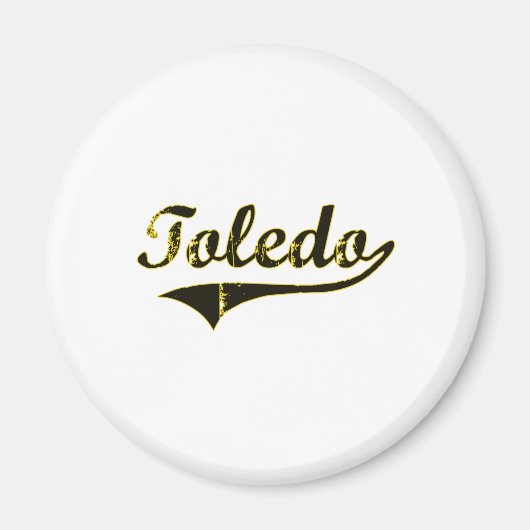 Toledo Iowa Classic Design Magneet (Voorkant)
