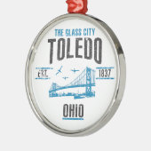 Toledo Metalen Ornament (Links)