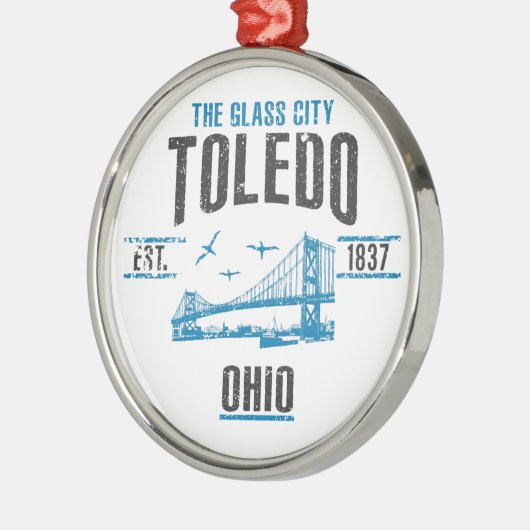 Toledo Metalen Ornament (Links)