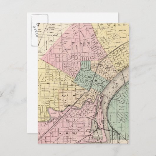 Toledo, Ohio 2 Briefkaart (Voorkant / Achterkant)